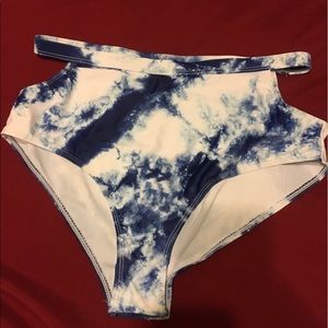 NEW! Zaful Tye Dye High-waisted bikini bottom! $12
