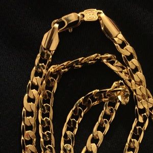Real 18k Gold Plated Chain