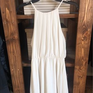 Lush brand chiffon white dress