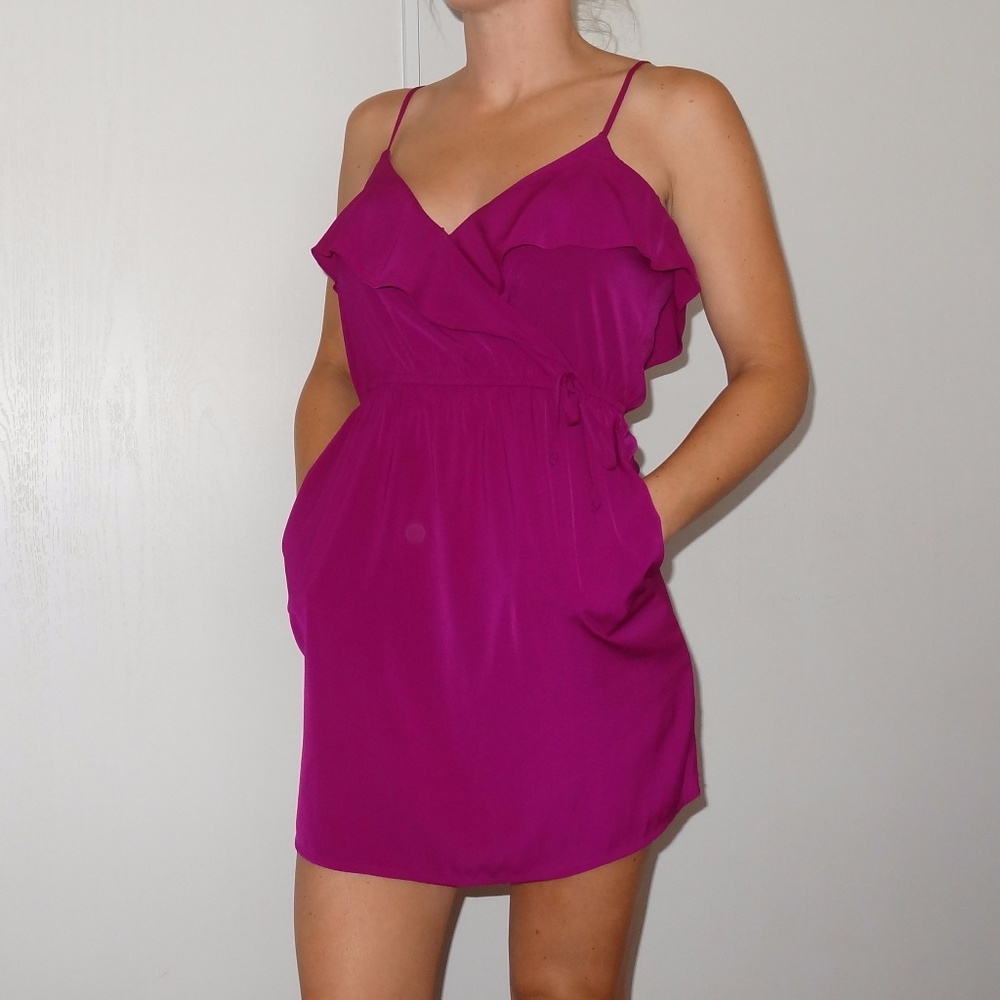 Purple dress with pockets