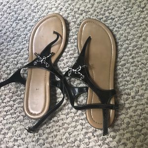 Cute bow sandals