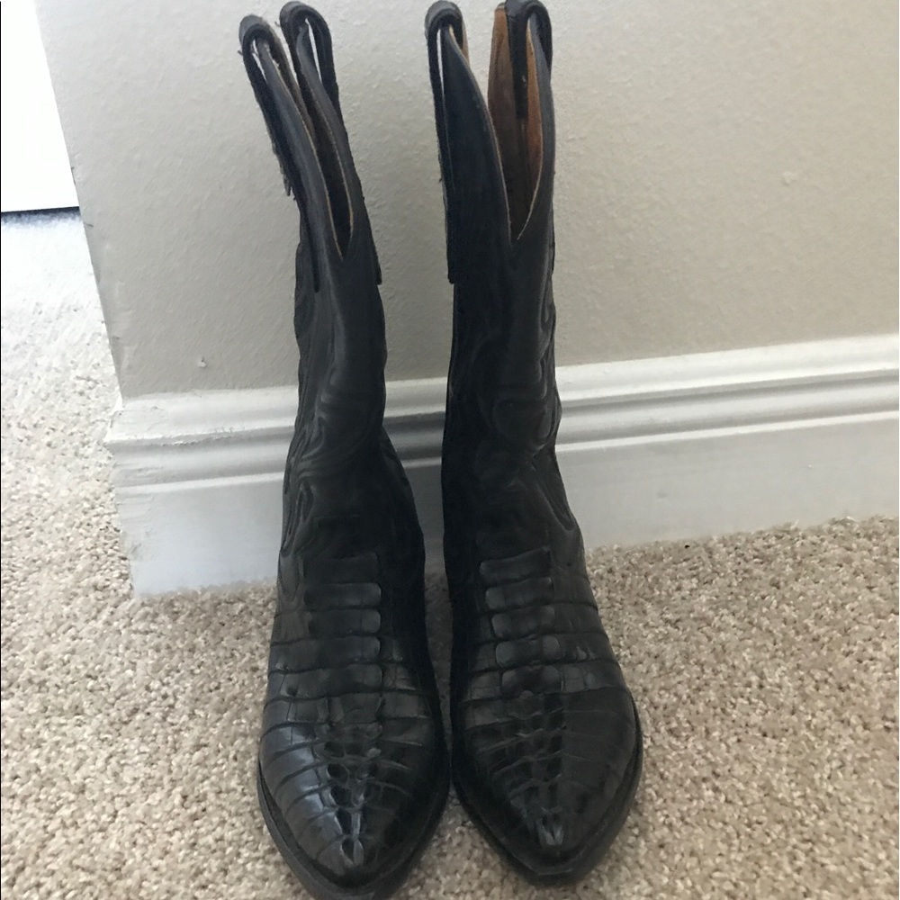 Jw Cooper Crocodile Boots