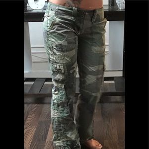 Abercrombie and Fitch cargo Camo Pants / Capris