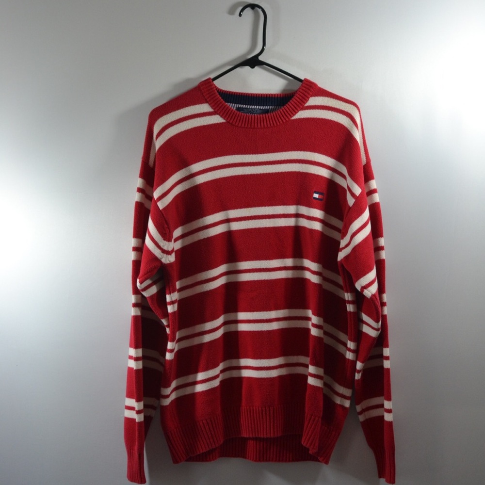 VTG Tommy Hilfiger Color Block Sweater Size Large