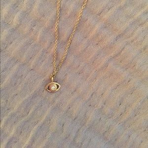 Jennifer fisher evil eye charm necklace