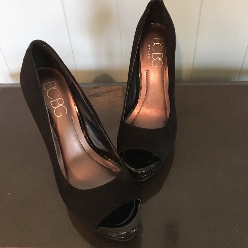 Black Platform Stilettos