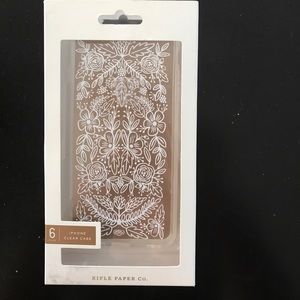 Rifle Paper Co iphone6+\iPhone7+ clear case