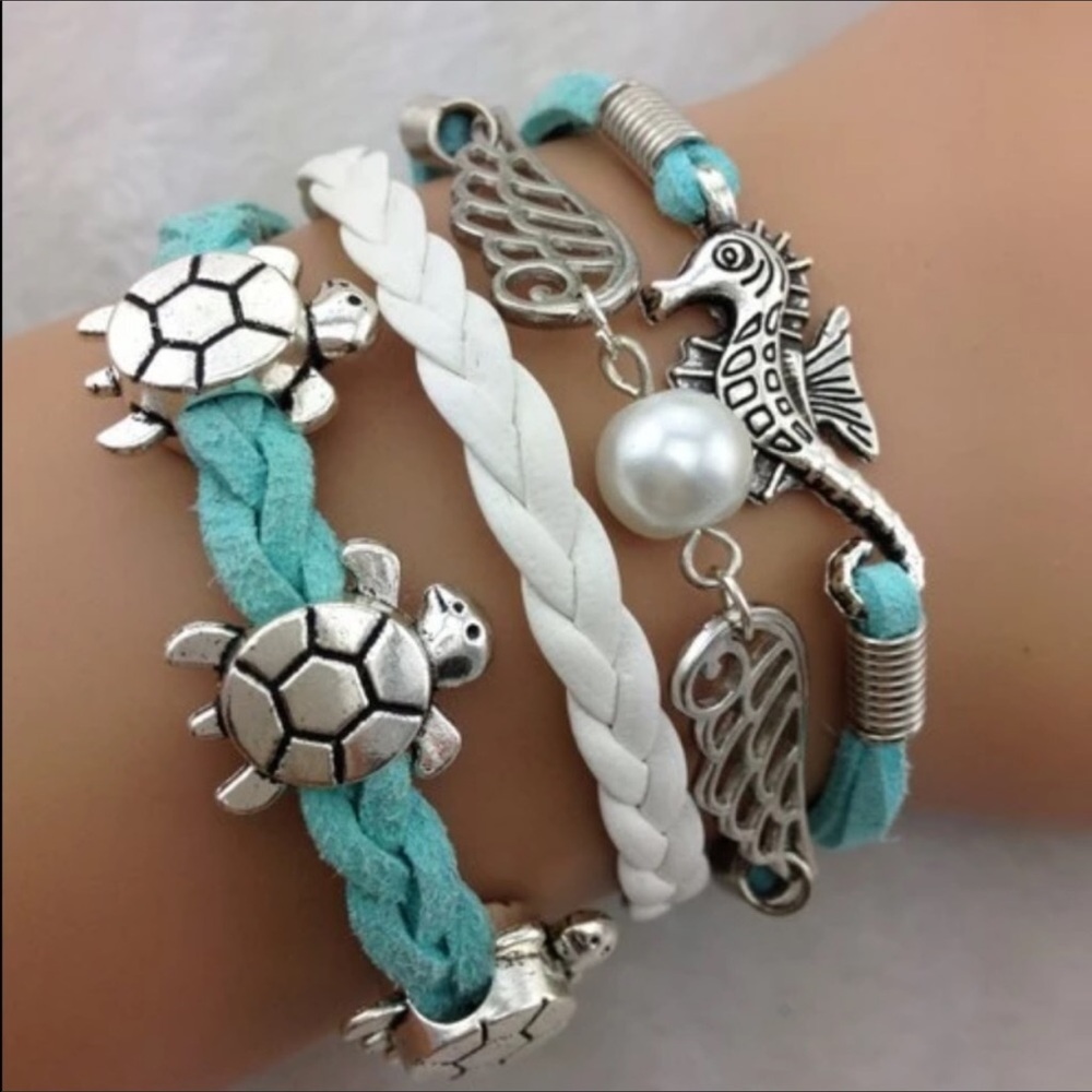 🐬RESTOCKED 🐠NEW UNIQUE BEACHY INFINITY BRACELETS