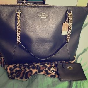 Coach-AVA-Chain-Tote-in-Crossgrain-Leather