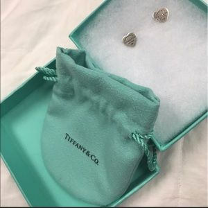 Tiffany Heart Stud Earrings