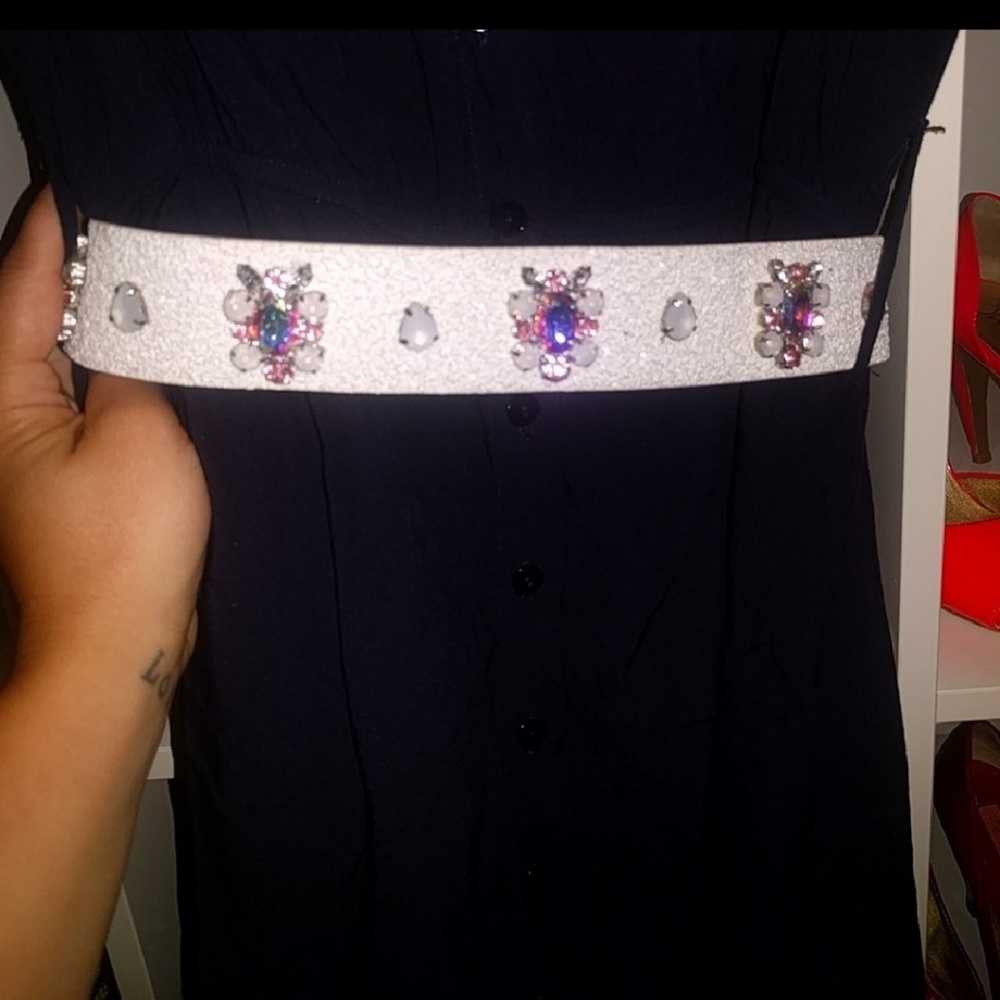 Large crystal sparkle gorgeous belt ASOS. MUST SEE