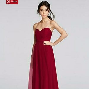David's Bridal bridesmaid dress