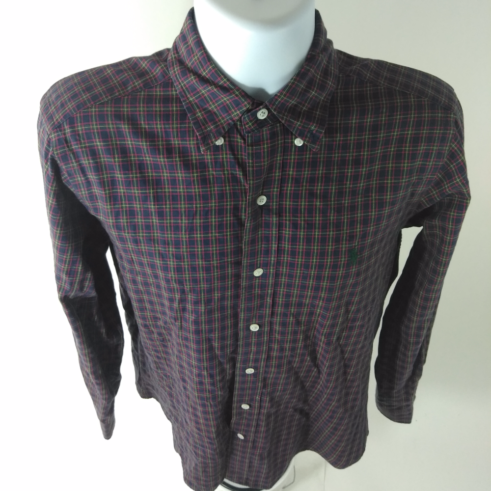 Ralph Lauren Mne's Plaid Long Sleeve Shirt