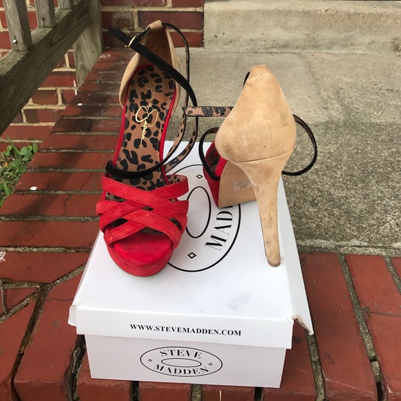 Jessica Simpson Shoes - Jessica Simpson Color Block Peep Toe Stiletto