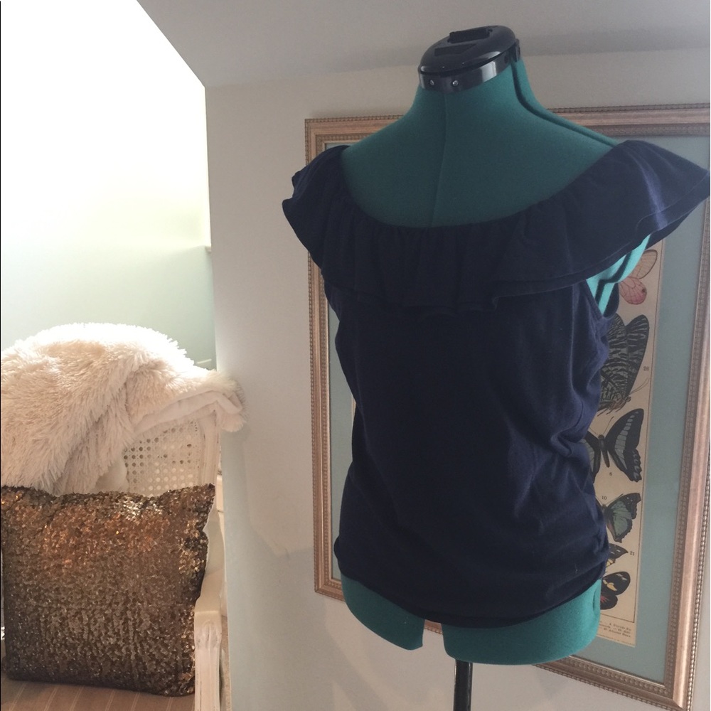 Ralph Lauren Ruffle Top - Picture 2 of 3