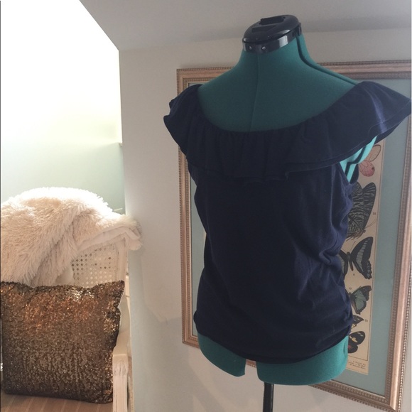 Ralph Lauren Ruffle Top - Picture 2 of 3