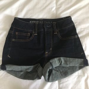 American eagle high waisted super stretch shorts