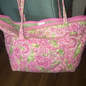 Vera Bradley Miller Bag in Pinkwheel Pink