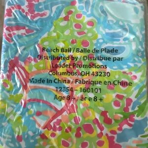 Lilly Pulitzer Beach Ball Lovers Coral