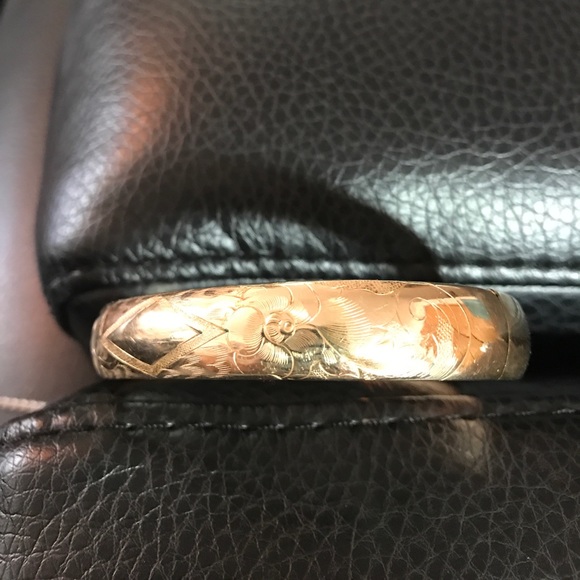 Vintage gold bracelet - Picture 6 of 8