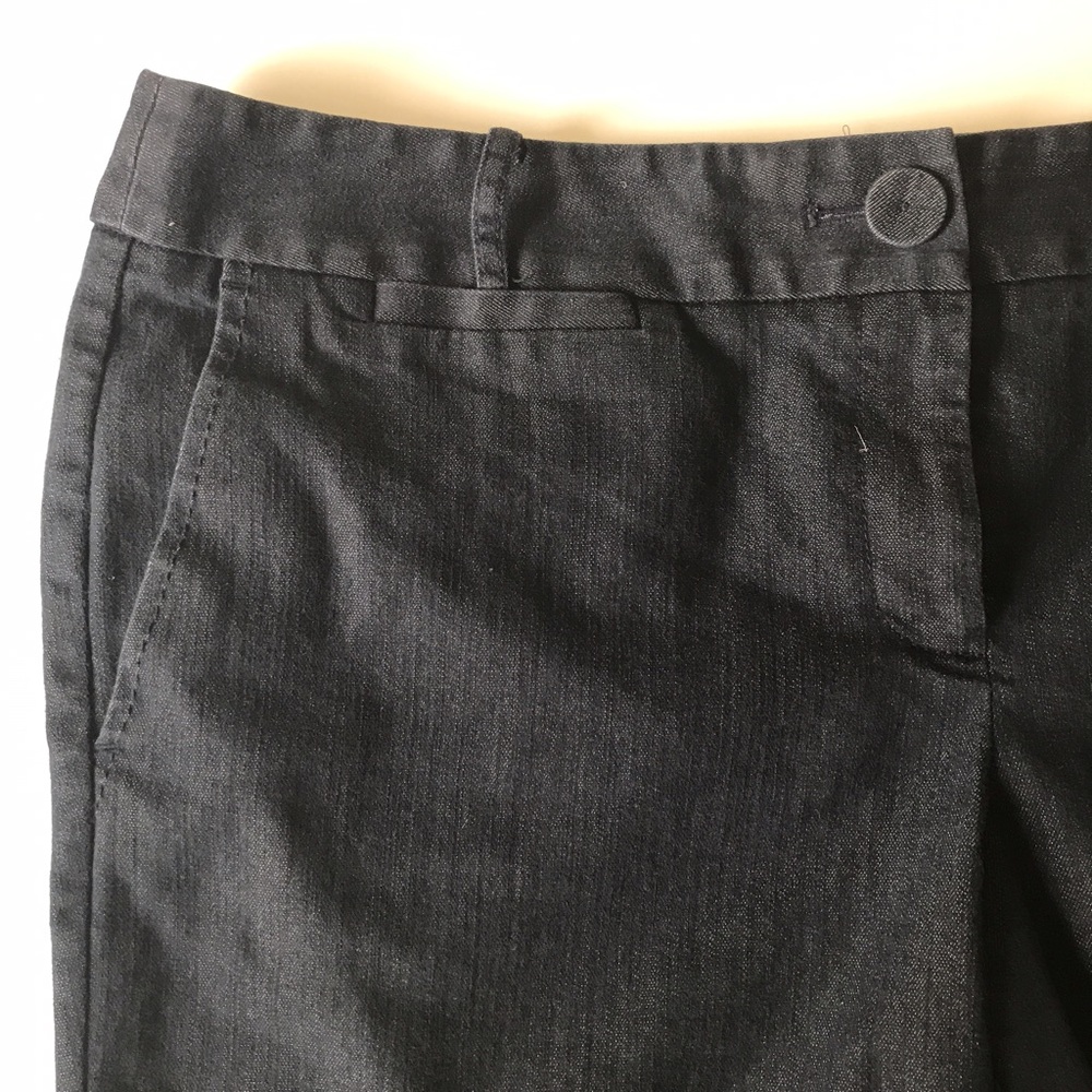 LOFT dark denim "city shorts"