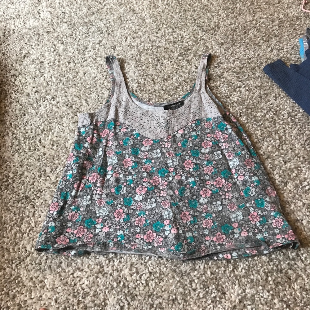 Flowery tank top