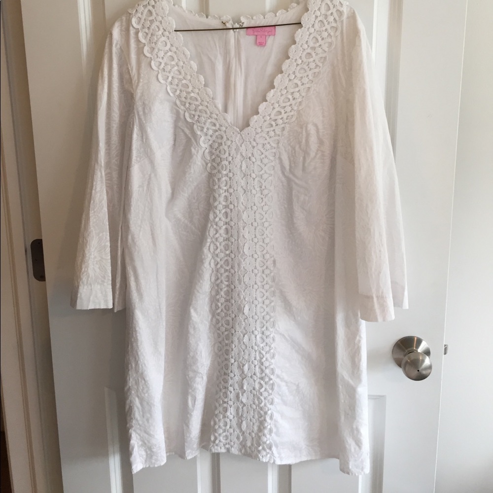 White Lilly Pulitzer dress size L