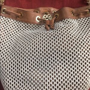 Tory Burch macrame bucket bag