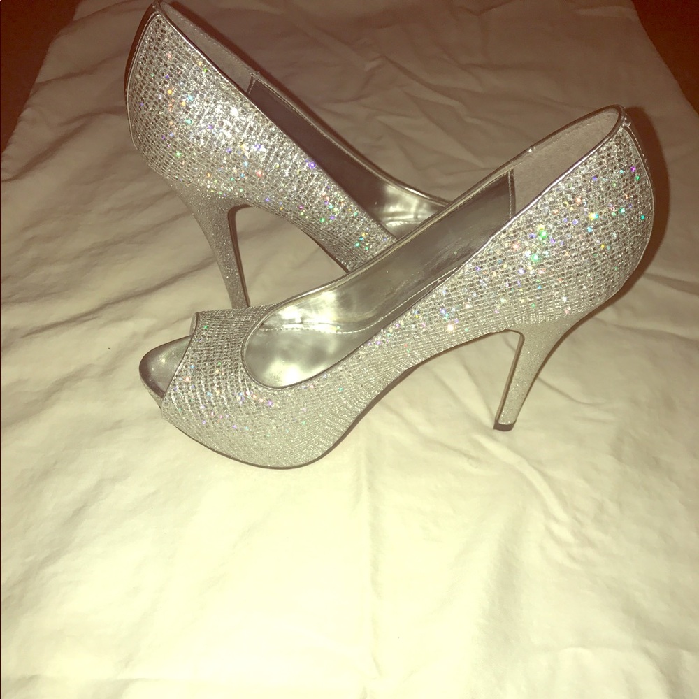 Silver heels