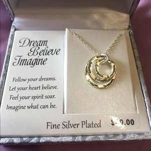 Dream Believe Image Necklace