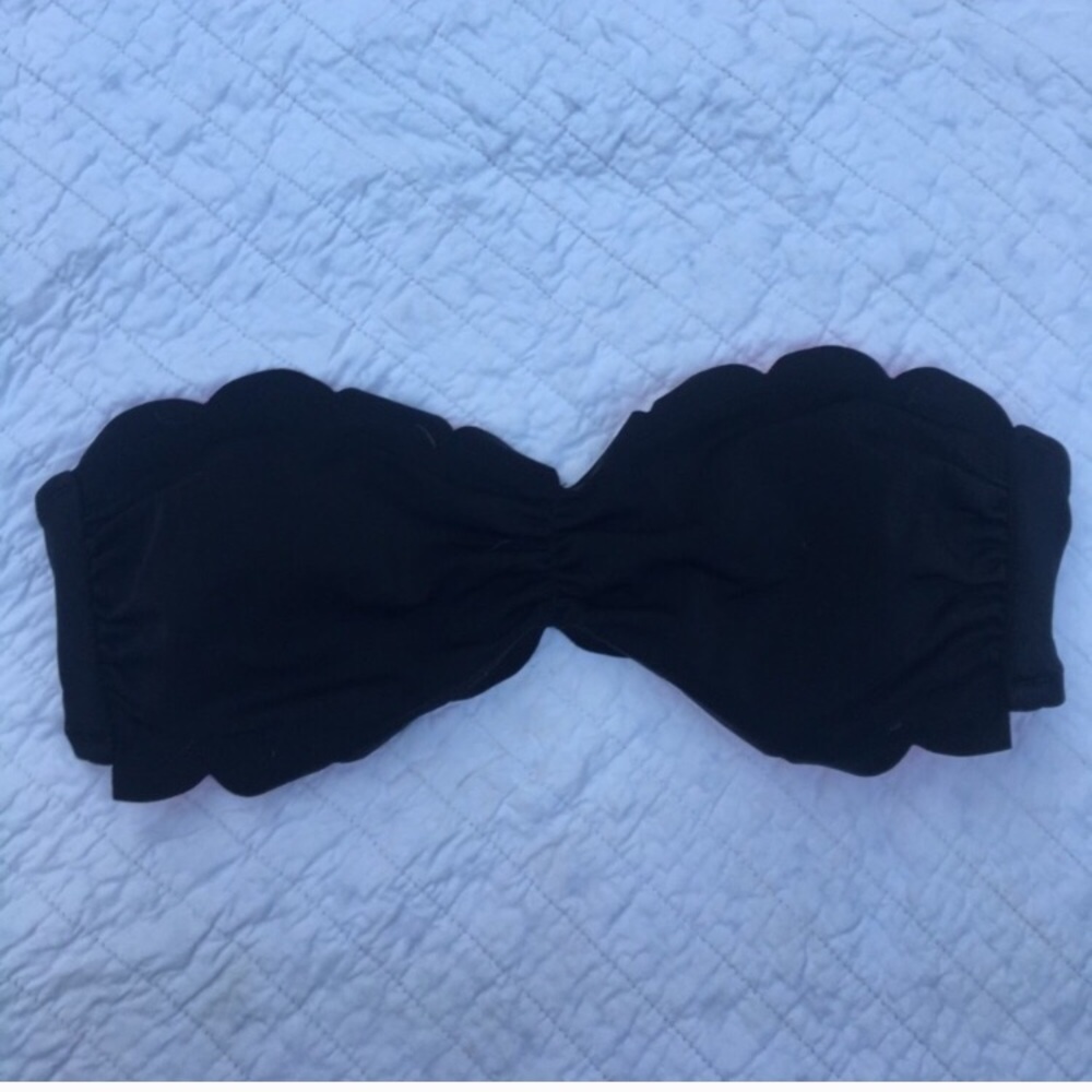 VS PINK scalloped swim top