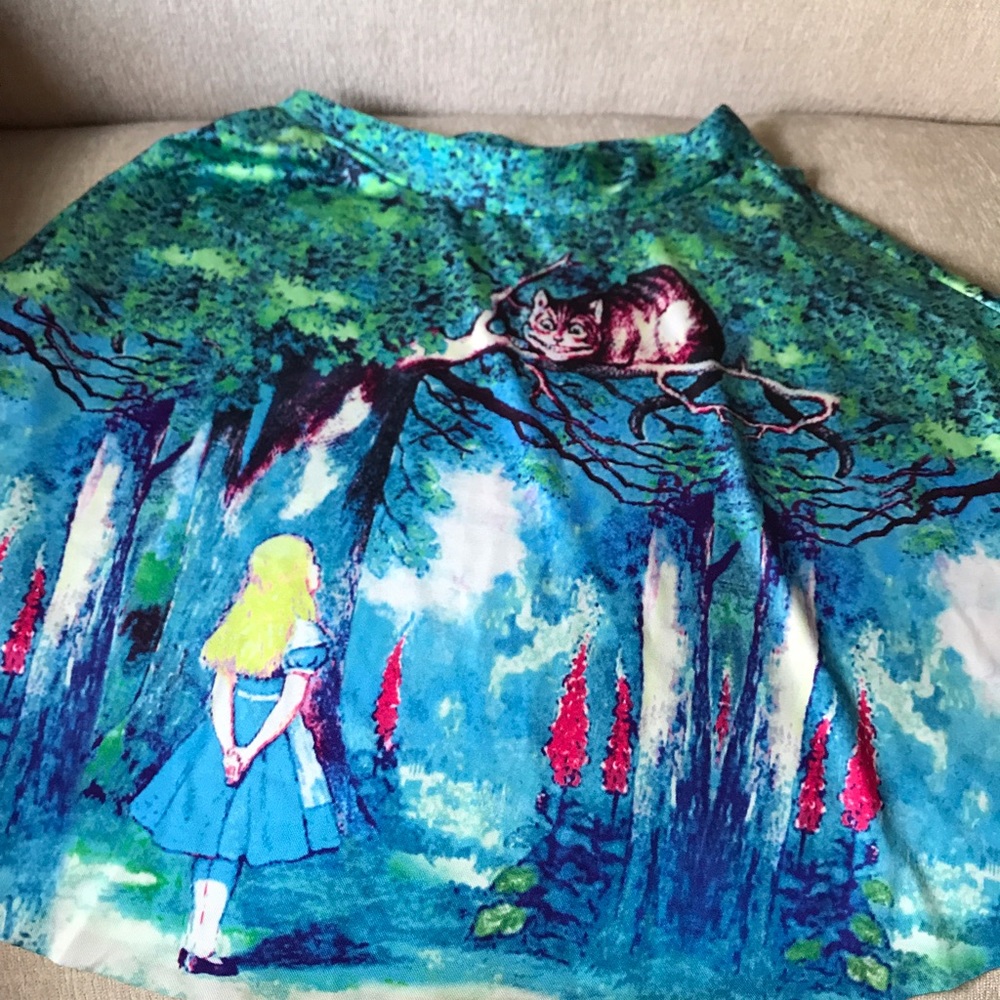 Alice in wonderland skater skirt