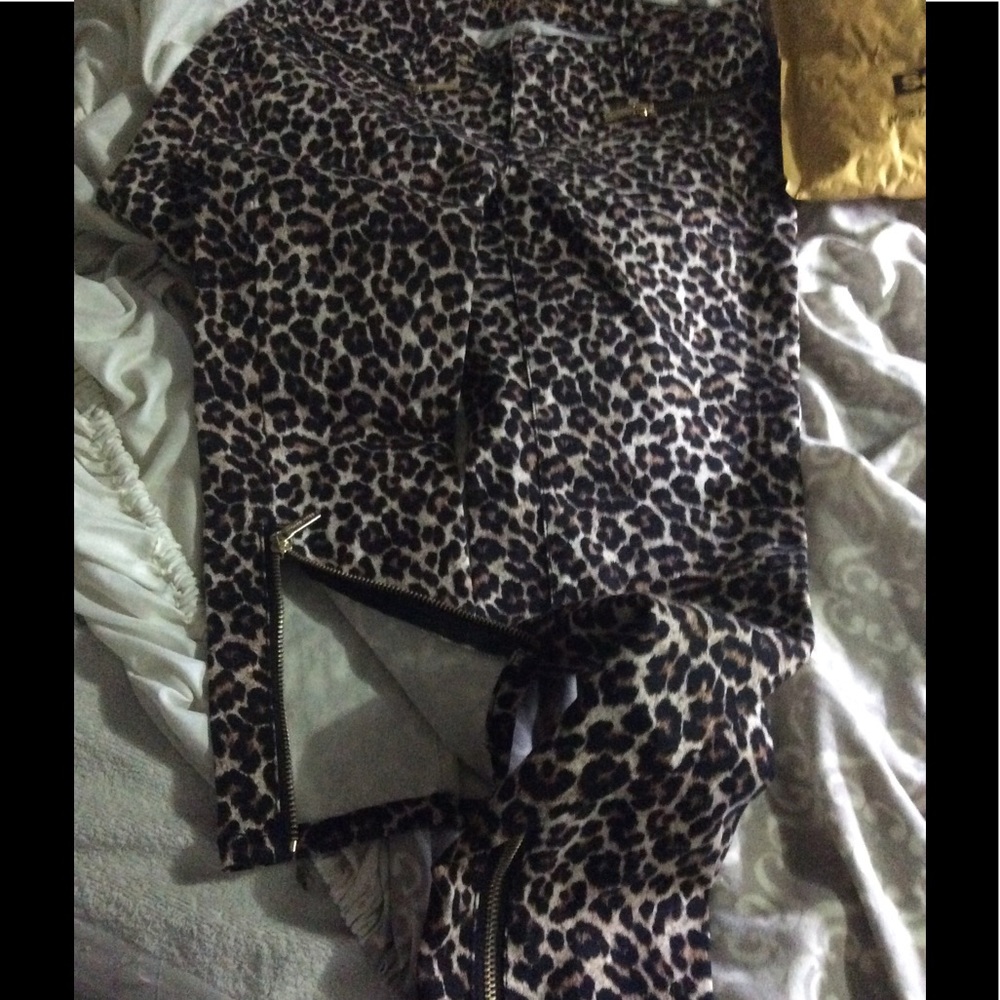 Brand new Michael Kors leopard pants