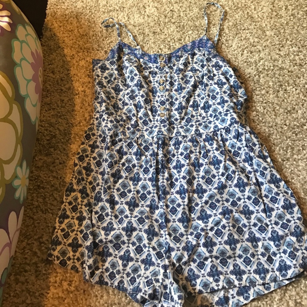 Printed romper