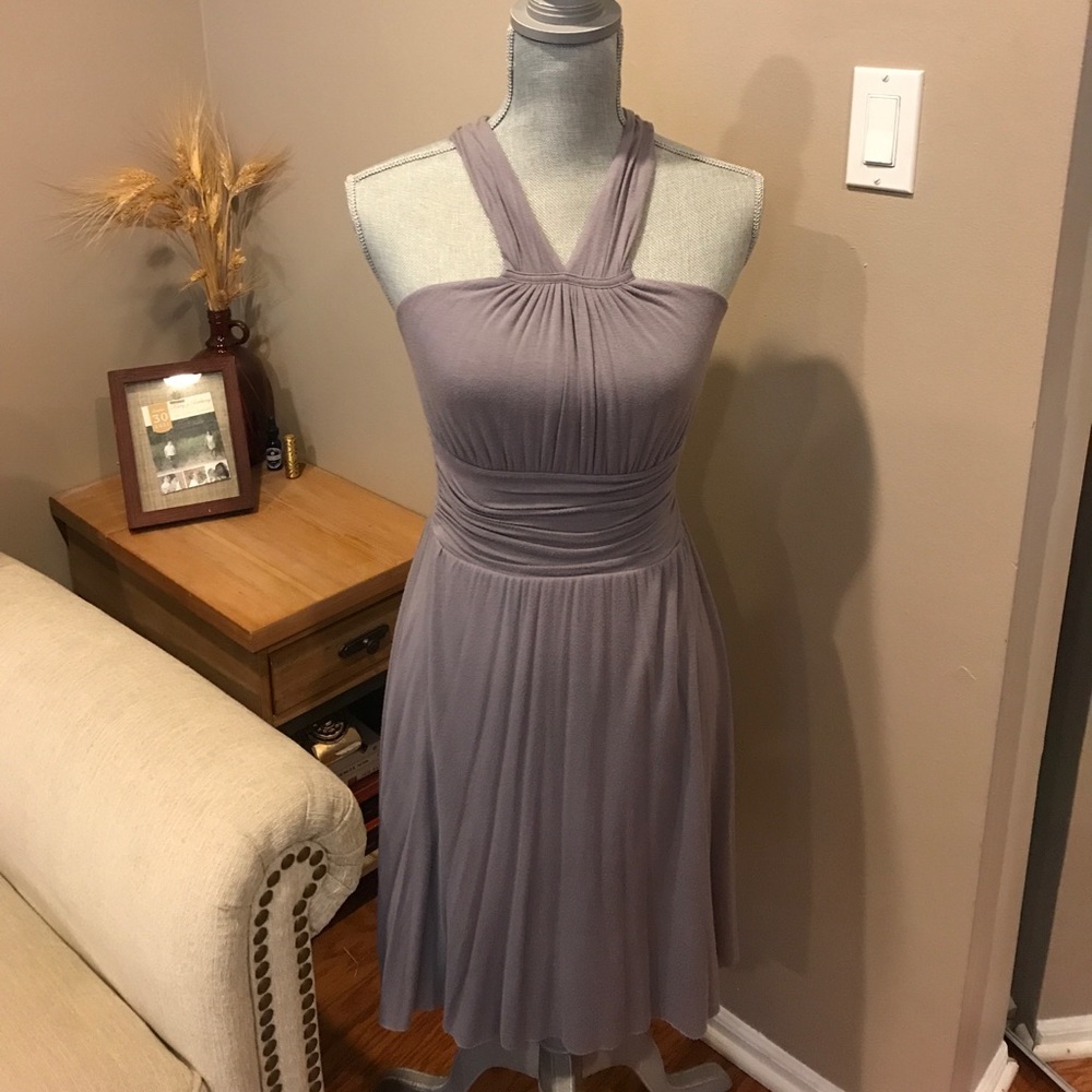 Anthropologie halter dress