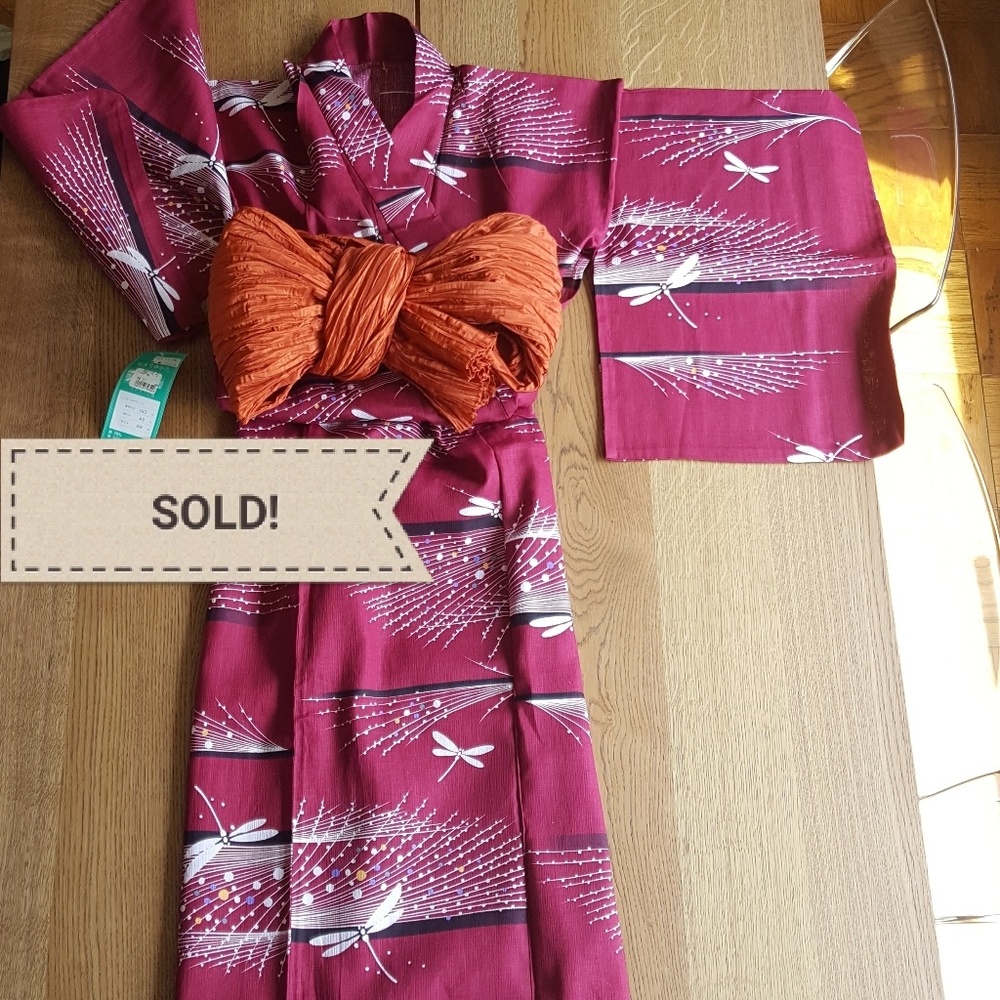 SOLD - Japanese Yukata Kimono