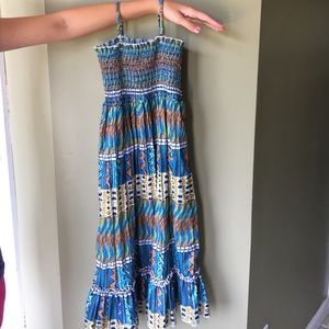 Girls boho maxi dress