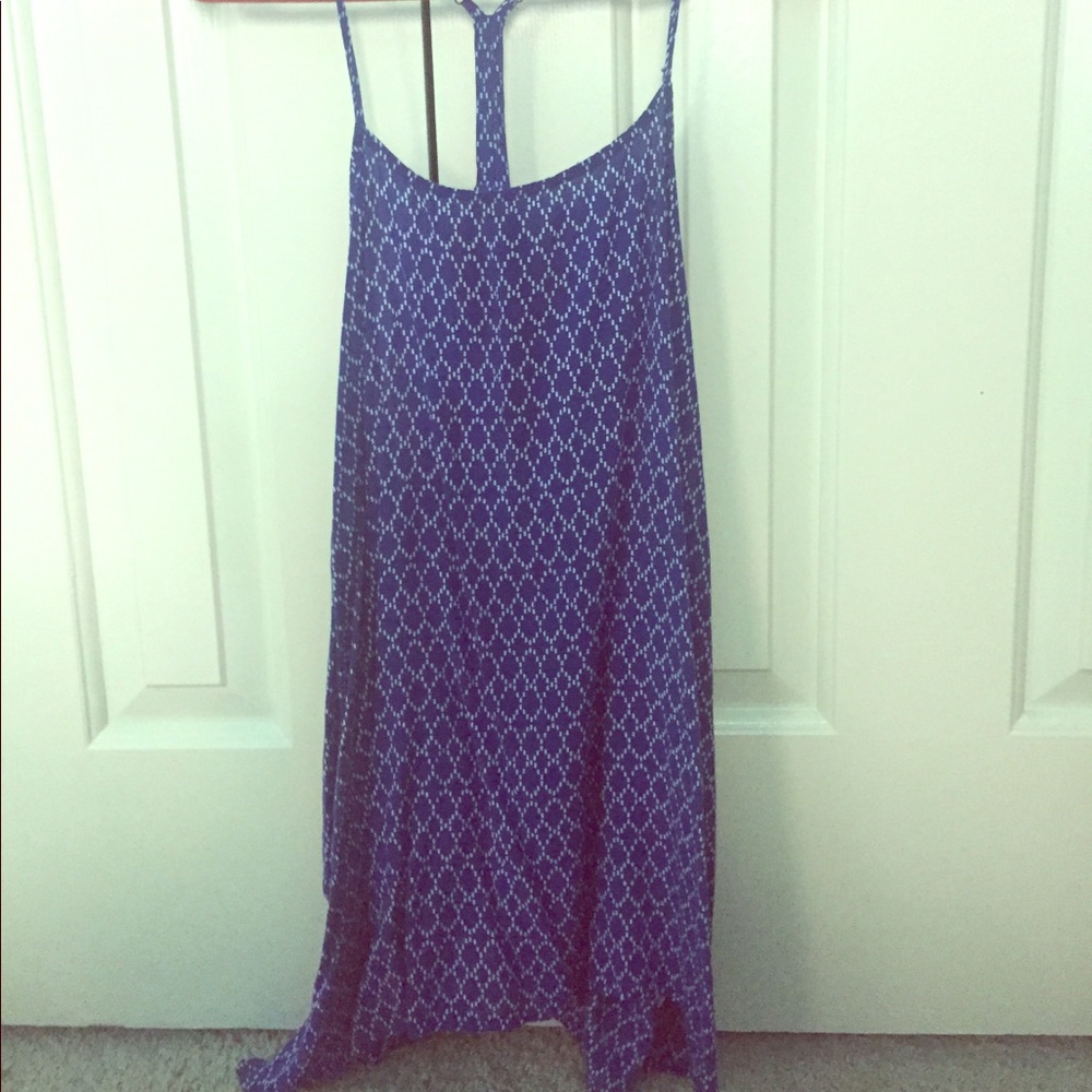 BLUE AND WHITE TANK TOP