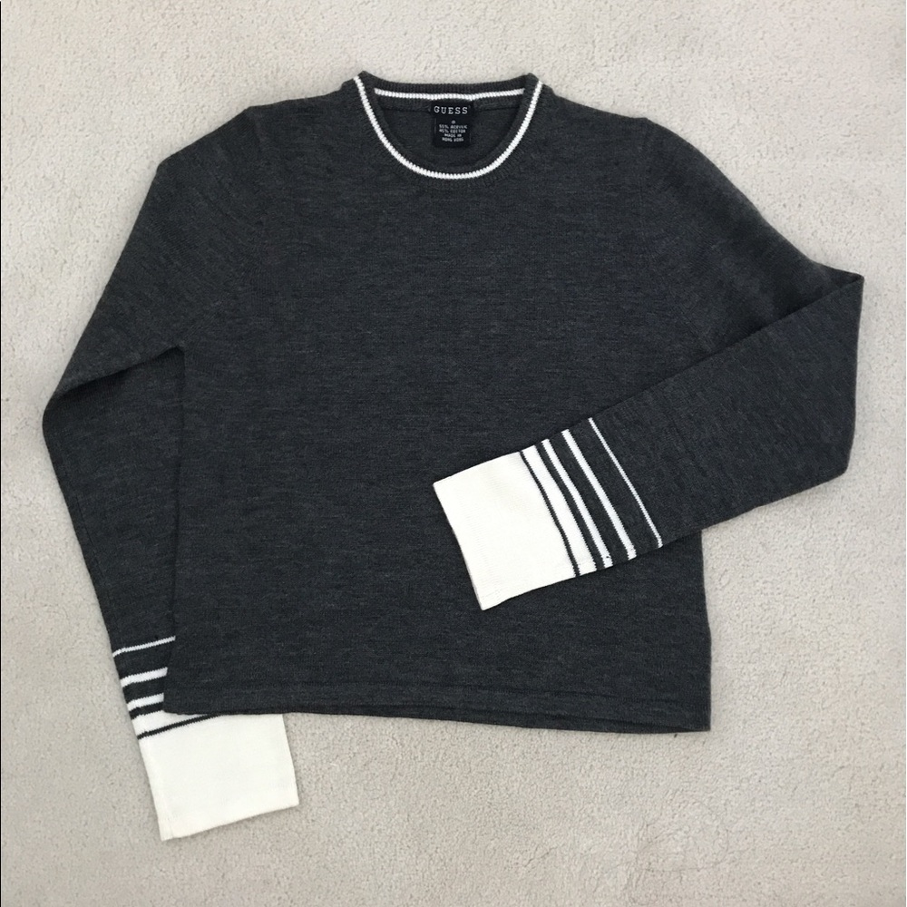 Guess? Knit crop sweater NWOT
