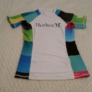 Hurly rash guard top size L - NWOT