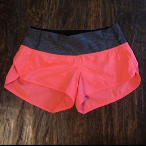 Lululemon speed shorts size 4