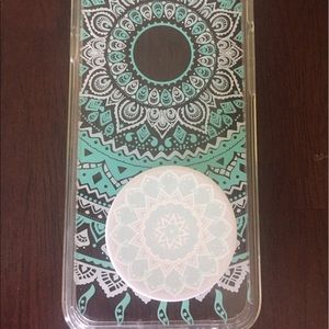 iPhone 6 case with popsocket