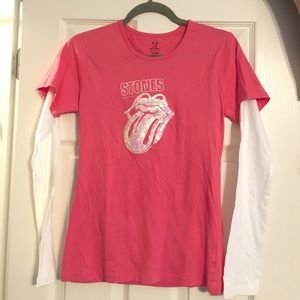 Rolling Stones Long Sleeve Sequin Tee