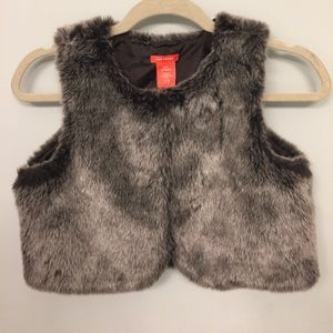 Girls Faux Fur Vest