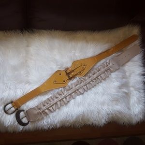 Light Mauve & Mustard Belts