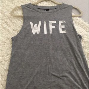 "WIFE" tank top