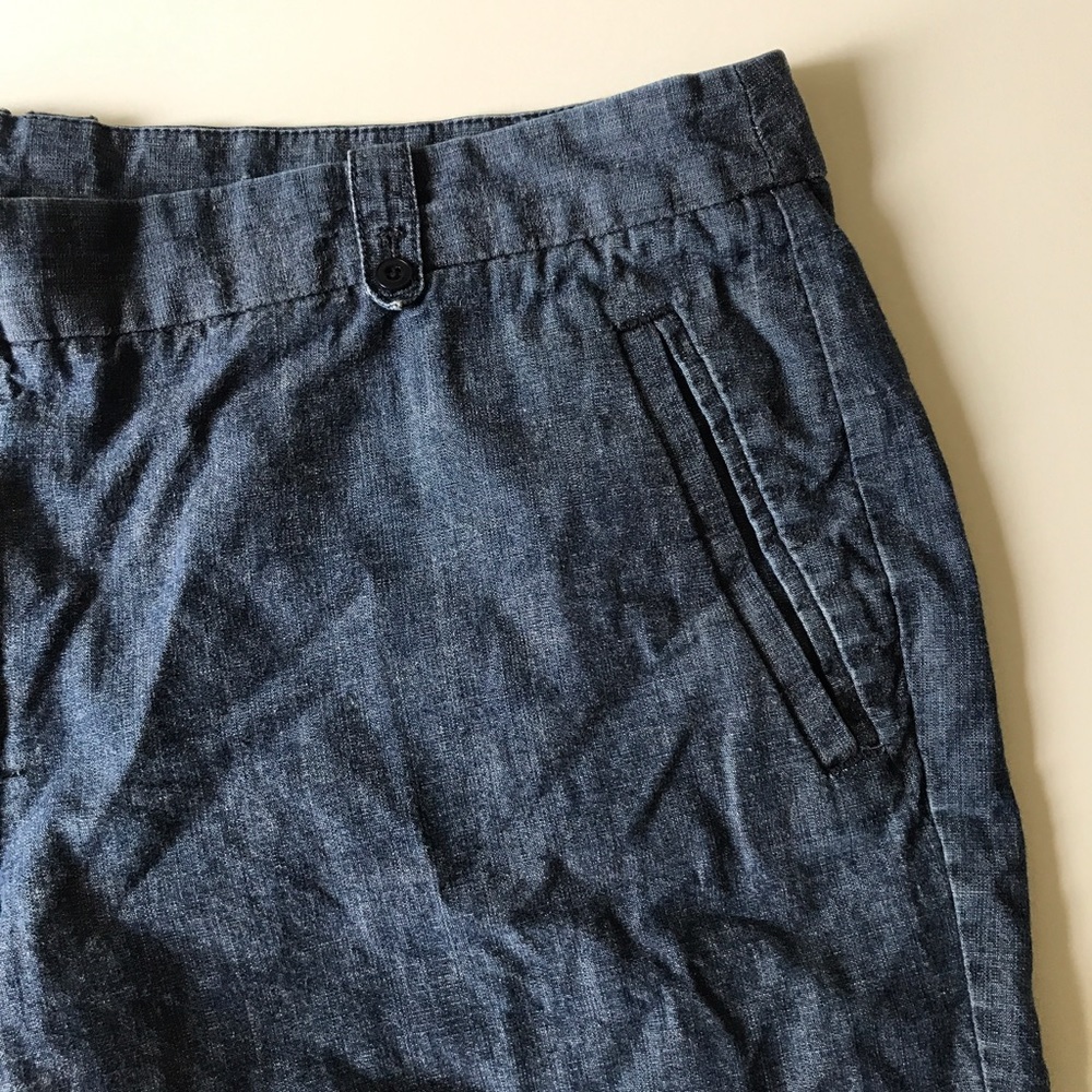 J. Crew chambray city fit shorts