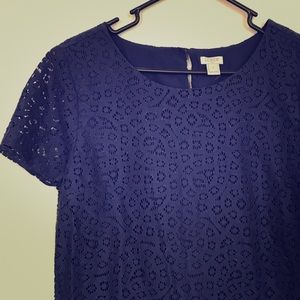 J. Crew Factory Lace Shirt