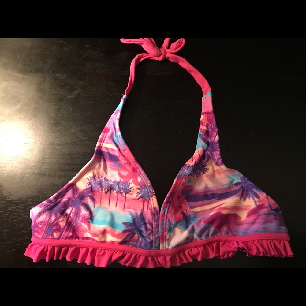Hawaiian sunset bathing suit top