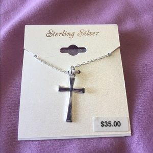 Sterling Silver Cross Necklace